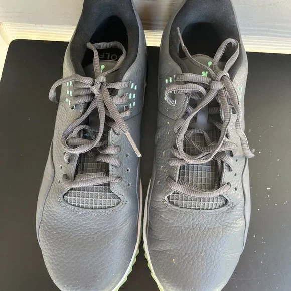 Nike Air Jordan Men's ADG 3 Dark Grey Green Glow Golf Shoes Size 9.5 - Picture 8 of 13